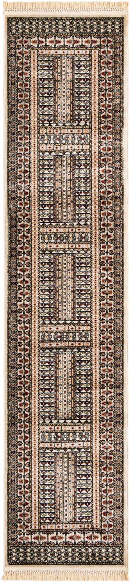 Beige 2' 7 x 12' Tekke Runner Area Rug Classic Traditional Vintage Design Carpet for Living Rooms, Dining, Bedrooms, Office Space for Sale at Rug Engine