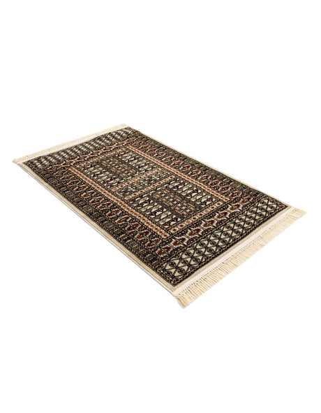 Beige 3' 1 x 5' 3 Tekke Rectangle Area Rug Classic Traditional Vintage Design Carpet for Living Rooms, Dining, Bedrooms, Office Space for Sale at Rug Engine