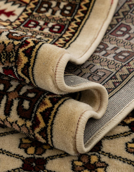 Beige 2' 7 x 12' Tekke Runner Area Rug Classic Traditional Vintage Design Carpet for Living Rooms, Dining, Bedrooms, Office Space for Sale at Rug Engine
