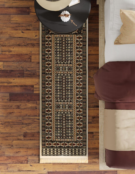 Beige 2' 7 x 12' Tekke Runner Area Rug Classic Traditional Vintage Design Carpet for Living Rooms, Dining, Bedrooms, Office Space for Sale at Rug Engine