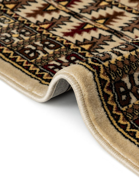 Beige 10' x 10' Tekke Square Area Rug Classic Traditional Vintage Design Carpet for Living Rooms, Dining, Bedrooms, Office Space for Sale at Rug Engine