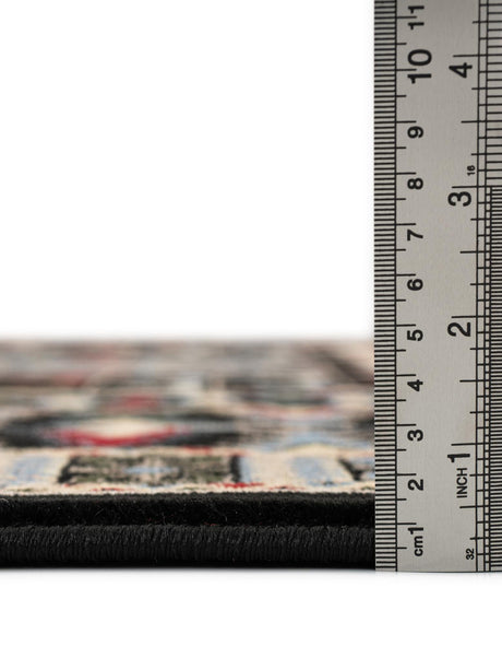 Black 2' 7 x 10' Tekke Runner Area Rug Classic Traditional Vintage Design Carpet for Living Rooms, Dining, Bedrooms, Office Space for Sale at Rug Engine