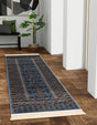 Blue 2' 7 x 12' Tekke Runner Area Rug Classic Traditional Vintage Design Carpet for Living Rooms, Dining, Bedrooms, Office Space for Sale at Rug Engine