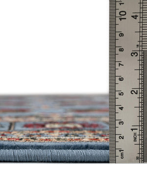 Blue 2' 7 x 10' Tekke Runner Area Rug Classic Traditional Vintage Design Carpet for Living Rooms, Dining, Bedrooms, Office Space for Sale at Rug Engine
