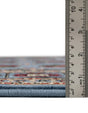 Blue 7' 10 x 7' 10 Tekke Square Area Rug Classic Traditional Vintage Design Carpet for Living Rooms, Dining, Bedrooms, Office Space for Sale at Rug Engine