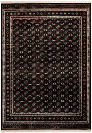 Dark Green 10' x 14' 1 Tekke Rectangle Area Rug Classic Traditional Vintage Design Carpet for Living Rooms, Dining, Bedrooms, Office Space for Sale at Rug Engine