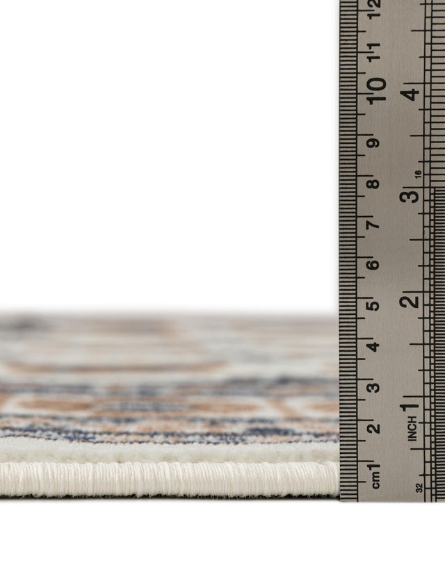 Ivory 5' 3 x 7' 1 Tekke Rectangle Area Rug Classic Traditional Vintage Design Carpet for Living Rooms, Dining, Bedrooms, Office Space for Sale at Rug Engine