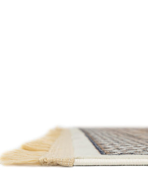 Ivory 5' 3 x 7' 1 Tekke Rectangle Area Rug Classic Traditional Vintage Design Carpet for Living Rooms, Dining, Bedrooms, Office Space for Sale at Rug Engine