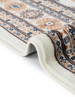 Ivory 5' 3 x 7' 1 Tekke Rectangle Area Rug Classic Traditional Vintage Design Carpet for Living Rooms, Dining, Bedrooms, Office Space for Sale at Rug Engine