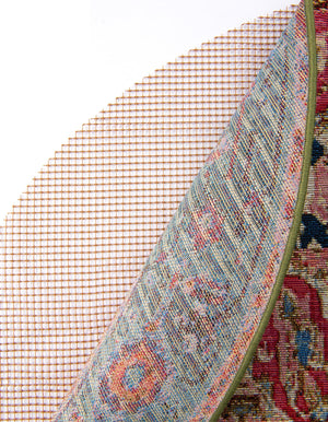Brown 5' x 8' Outdoor  Oval Rug Pad