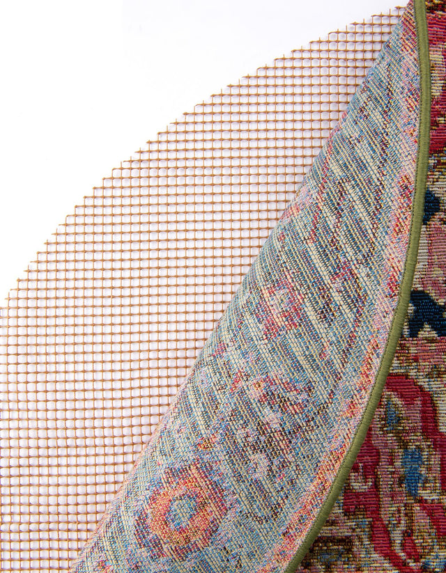 Brown 5' x 8' Outdoor  Oval Rug Pad