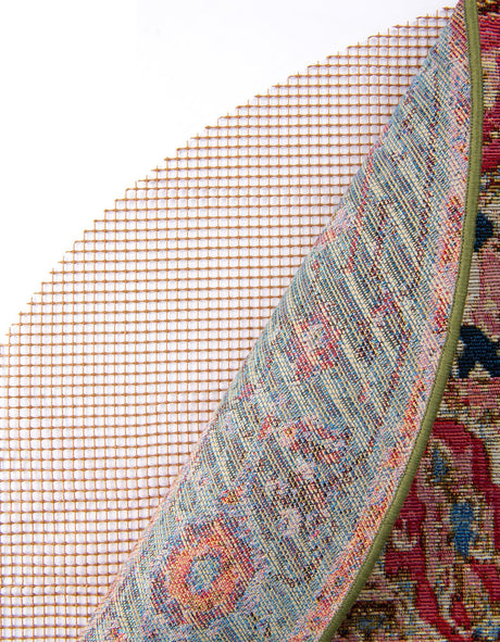 Brown 10' x 10' Outdoor  Round Rug Pad