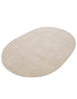 Vanilla Bean 3' 1 x 5' 1 Jill Zarin English Manor Oval Area Rug 100% Premium Natural Wool Handwoven Carpet for Living Rooms, Office Space, Bedrooms, Dorms for Sale at Rug Engine