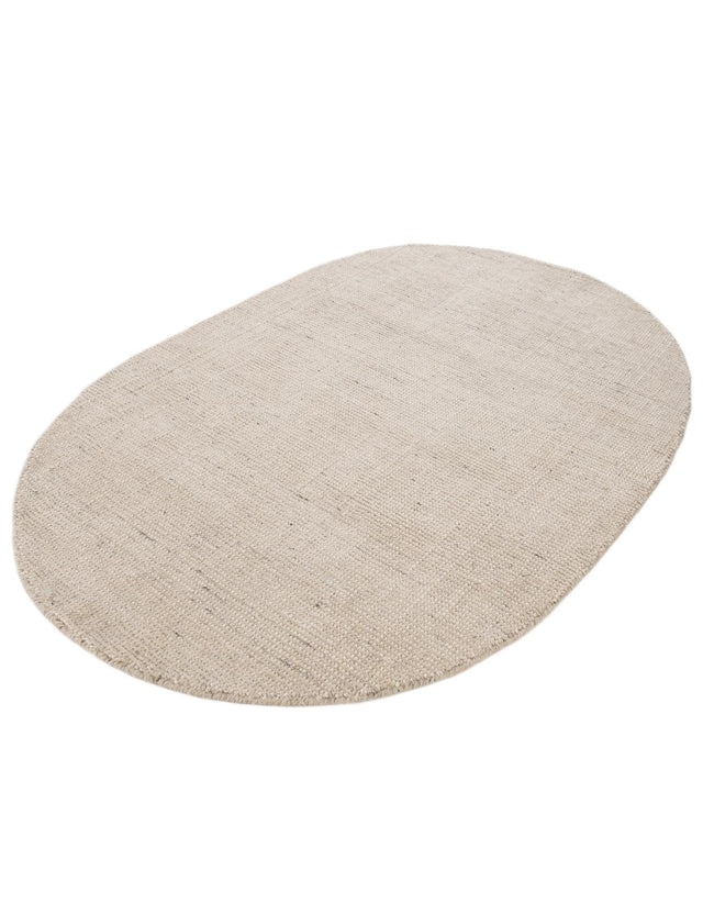 Vanilla Bean 3' 1 x 5' 1 Jill Zarin English Manor Oval Area Rug 100% Premium Natural Wool Handwoven Carpet for Living Rooms, Office Space, Bedrooms, Dorms for Sale at Rug Engine