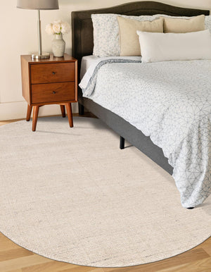 Vanilla Bean 2' x 3' 1 Jill Zarin English Manor Oval Area Rug 100% Premium Natural Wool Handwoven Carpet for Living Rooms, Office Space, Bedrooms, Dorms for Sale at Rug Engine