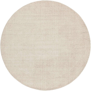 Vanilla Bean 6' 1 x 6' 1 Jill Zarin English Manor Round Area Rug 100% Premium Natural Wool Handwoven Carpet for Living Rooms, Office Space, Bedrooms, Dorms for Sale at Rug Engine