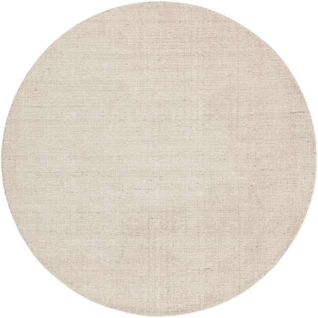 Vanilla Bean 6' 1 x 6' 1 Jill Zarin English Manor Round Area Rug 100% Premium Natural Wool Handwoven Carpet for Living Rooms, Office Space, Bedrooms, Dorms for Sale at Rug Engine