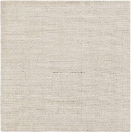 Vanilla Bean 6' 1 x 6' 1 Jill Zarin English Manor Square Area Rug 100% Premium Natural Wool Handwoven Carpet for Living Rooms, Office Space, Bedrooms, Dorms for Sale at Rug Engine