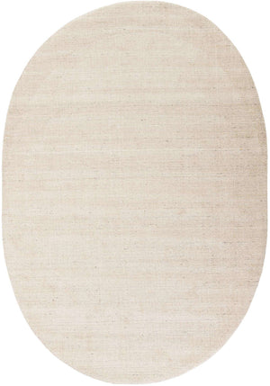 Vanilla Bean 6' 1 x 9' Jill Zarin English Manor Oval Area Rug 100% Premium Natural Wool Handwoven Carpet for Living Rooms, Office Space, Bedrooms, Dorms for Sale at Rug Engine