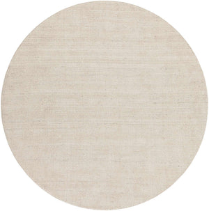Vanilla Bean 7' 10 x 7' 10 Jill Zarin English Manor Round Area Rug 100% Premium Natural Wool Handwoven Carpet for Living Rooms, Office Space, Bedrooms, Dorms for Sale at Rug Engine