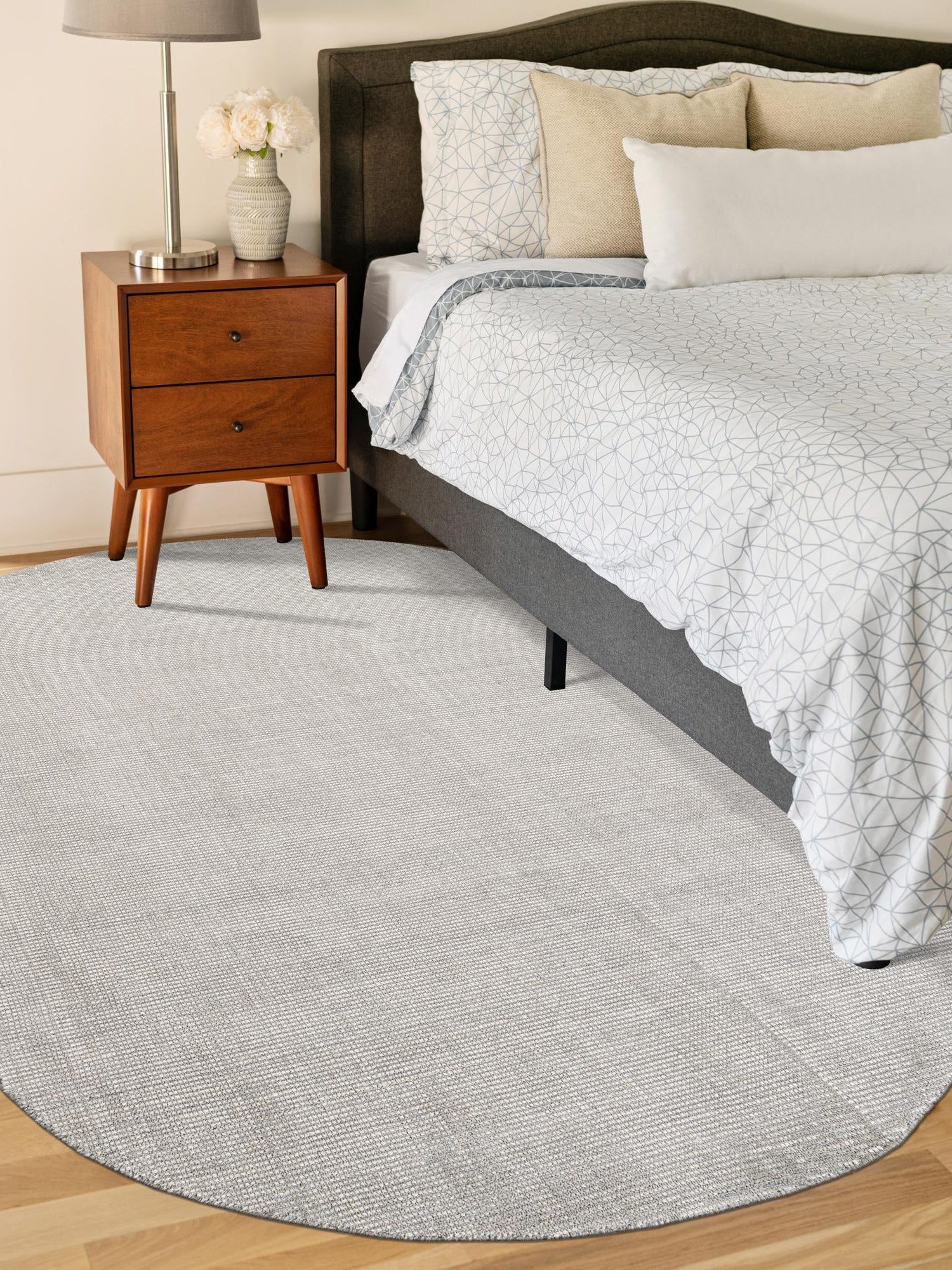 Grey Manor 4' 1 x 6' 1 Jill Zarin English Manor Oval Area Rug 100% Premium Natural Wool Handwoven Carpet for Living Rooms, Office Space, Bedrooms, Dorms for Sale at Rug Engine