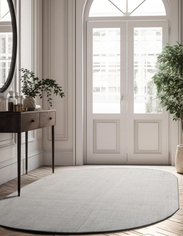 Grey Manor 5' 1 x 8' Jill Zarin English Manor Oval Area Rug 100% Premium Natural Wool Handwoven Carpet for Living Rooms, Office Space, Bedrooms, Dorms for Sale at Rug Engine
