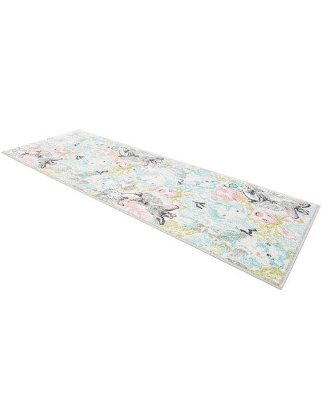 Multicolor 2' 2 x 6' 1 Whimsy Kids Runner Area Rug for Baby Nursery, Toddler Playroom,  Bedrooms Playful Fun Design Easy Clean Carpet for Sale at Rug Engine