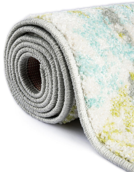 Multicolor 2' 2 x 6' 1 Whimsy Kids Runner Area Rug for Baby Nursery, Toddler Playroom,  Bedrooms Playful Fun Design Easy Clean Carpet for Sale at Rug Engine