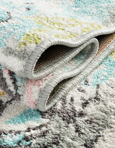 Multicolor 2' 2 x 6' 1 Whimsy Kids Runner Area Rug for Baby Nursery, Toddler Playroom,  Bedrooms Playful Fun Design Easy Clean Carpet for Sale at Rug Engine