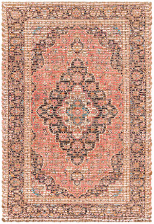 Red 2' x 3' 1 Chenille Jute Rectangle Area Rug Vintage Distressed Boho All Natural Eco-Friendly Sustainable Carpet for Living Dining Office Dorm Rooms for Sale at Rug Engine