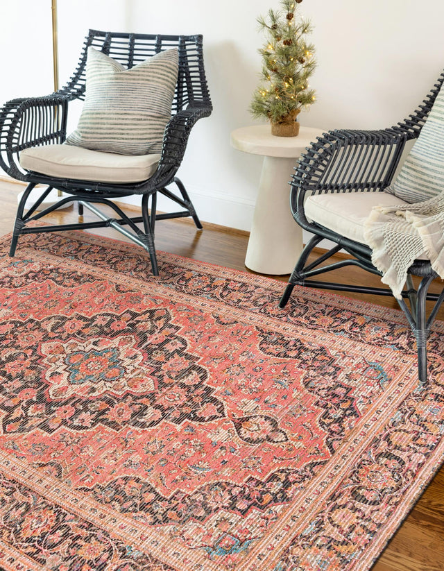Red 9' x 12' Chenille Jute Rectangle Area Rug Vintage Distressed Boho All Natural Eco-Friendly Sustainable Carpet for Living Dining Office Dorm Rooms for Sale at Rug Engine