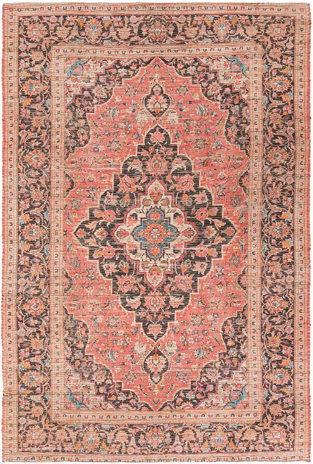 Red 6' 1 x 9' Chenille Jute Rectangle Area Rug Vintage Distressed Boho All Natural Eco-Friendly Sustainable Carpet for Living Dining Office Dorm Rooms for Sale at Rug Engine
