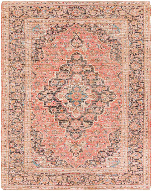 Red 7' 10 x 10' Chenille Jute Rectangle Area Rug Vintage Distressed Boho All Natural Eco-Friendly Sustainable Carpet for Living Dining Office Dorm Rooms for Sale at Rug Engine