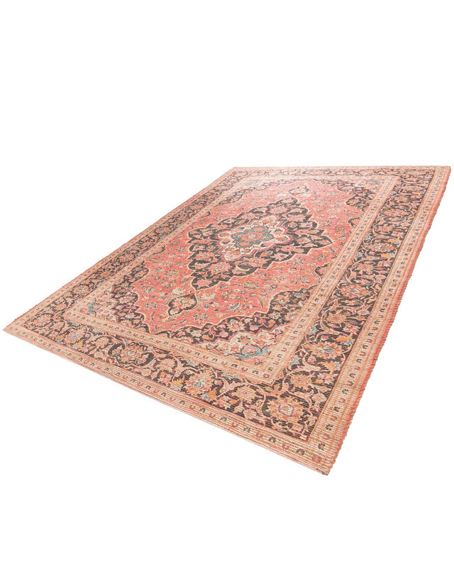 Red 9' x 12' Chenille Jute Rectangle Area Rug Vintage Distressed Boho All Natural Eco-Friendly Sustainable Carpet for Living Dining Office Dorm Rooms for Sale at Rug Engine