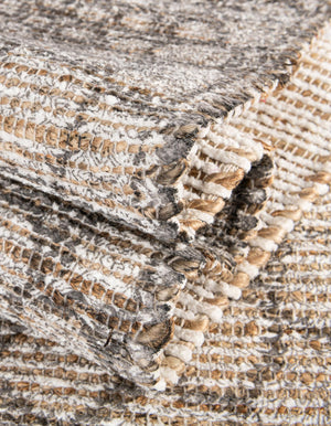 Charcoal and Ivory 2' x 3' 1 Chenille Jute Rectangle Area Rug Vintage Distressed Boho All Natural Eco-Friendly Sustainable Carpet for Living Dining Office Dorm Rooms for Sale at Rug Engine