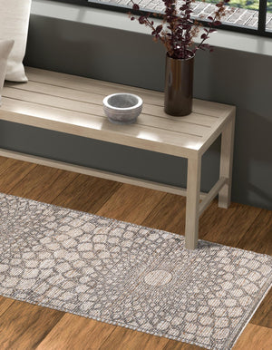 Charcoal and Ivory 2' 2 x 8' Chenille Jute Runner Area Rug Vintage Distressed Boho All Natural Eco-Friendly Sustainable Carpet for Living Dining Office Dorm Rooms for Sale at Rug Engine