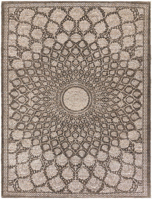 Charcoal and Ivory 9' x 12' Chenille Jute Rectangle Area Rug Vintage Distressed Boho All Natural Eco-Friendly Sustainable Carpet for Living Dining Office Dorm Rooms for Sale at Rug Engine