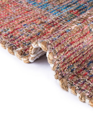 Antique Blue 9' x 12' Chenille Jute Rectangle Area Rug Vintage Distressed Boho All Natural Eco-Friendly Sustainable Carpet for Living Dining Office Dorm Rooms for Sale at Rug Engine