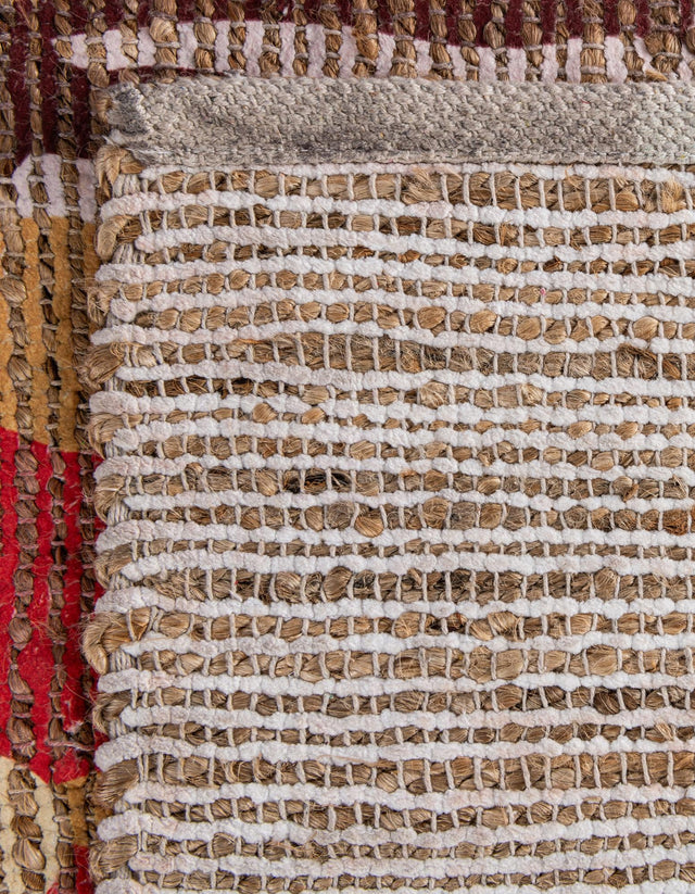 Multicolor 2' x 3' 1 Chenille Jute Rectangle Area Rug Vintage Distressed Boho All Natural Eco-Friendly Sustainable Carpet for Living Dining Office Dorm Rooms for Sale at Rug Engine