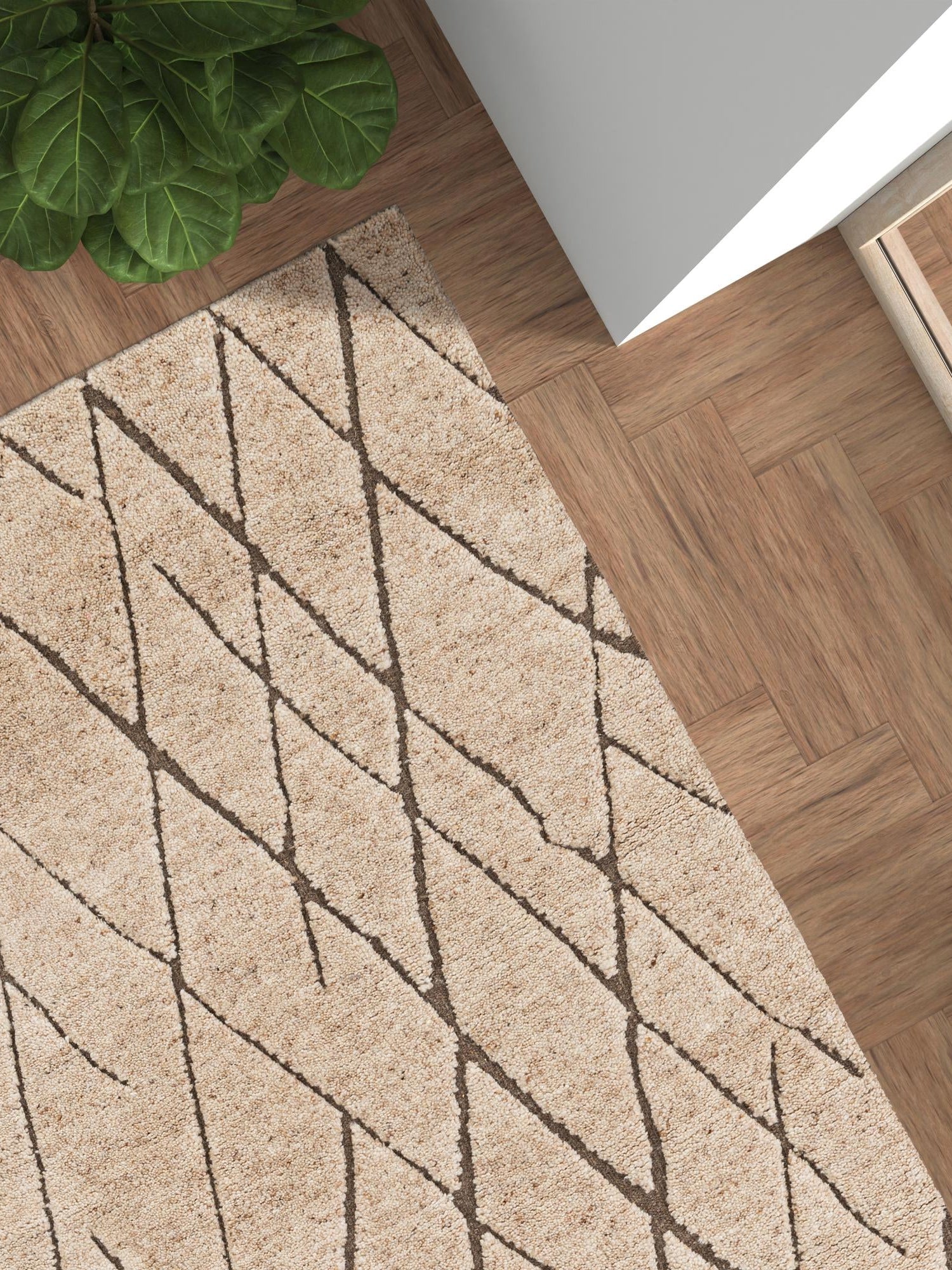 Camel Brown 7' 10 x 10' Atlas Moroccan Wool Rectangle Area Rug New Zealand Wool With Cotton Backing All Natural Indoor Living Dining Room Bedroom Office Carpet for Sale at Rug Engine