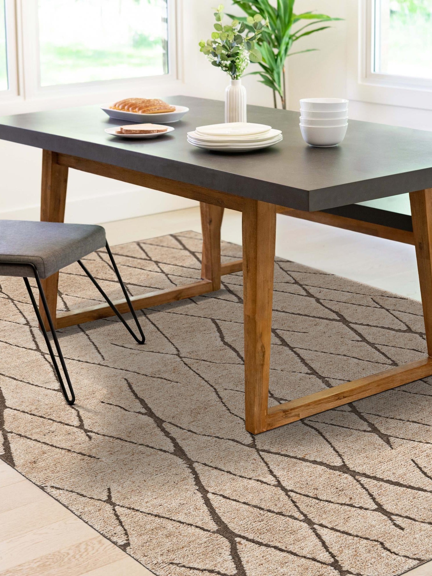 Camel Brown 7' 10 x 10' Atlas Moroccan Wool Rectangle Area Rug New Zealand Wool With Cotton Backing All Natural Indoor Living Dining Room Bedroom Office Carpet for Sale at Rug Engine