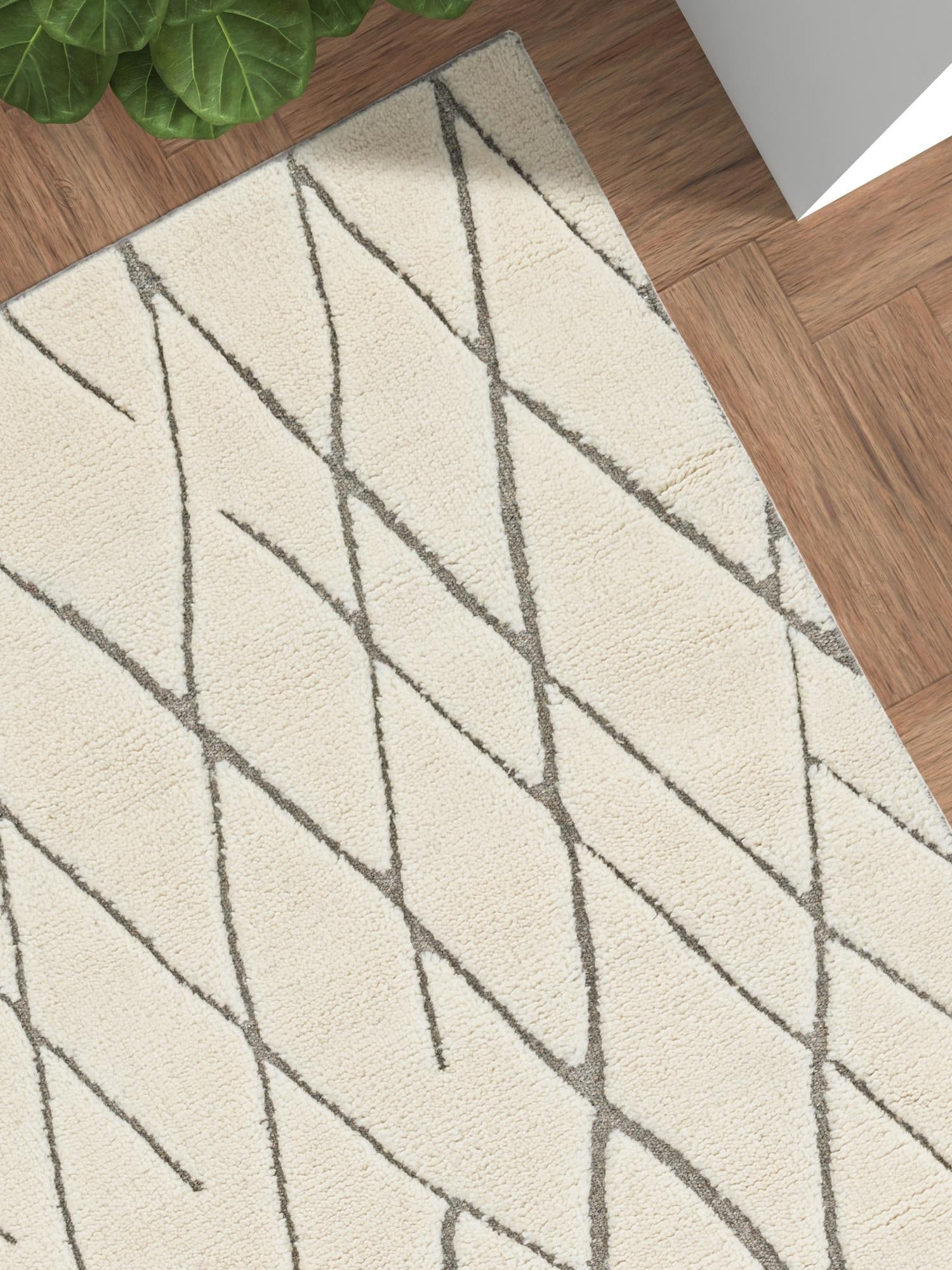 Pure Ivory 7' 10 x 10' Atlas Moroccan Wool Rectangle Area Rug New Zealand Wool With Cotton Backing All Natural Indoor Living Dining Room Bedroom Office Carpet for Sale at Rug Engine