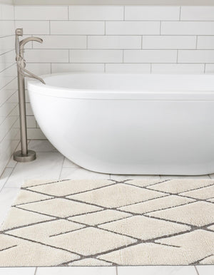 Pure Ivory 2' 7 x 10' Atlas Moroccan Wool Runner Area Rug New Zealand Wool With Cotton Backing All Natural Indoor Living Dining Room Bedroom Office Carpet for Sale at Rug Engine