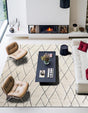 Pure Ivory 7' 10 x 7' 10 Atlas Moroccan Wool Square Area Rug New Zealand Wool With Cotton Backing All Natural Indoor Living Dining Room Bedroom Office Carpet for Sale at Rug Engine