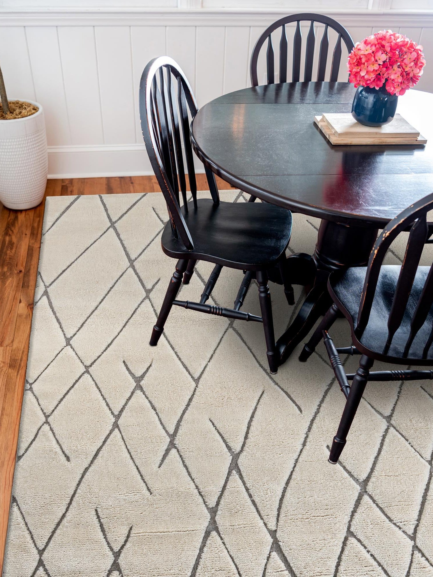 Pure Ivory 7' 10 x 7' 10 Atlas Moroccan Wool Square Area Rug New Zealand Wool With Cotton Backing All Natural Indoor Living Dining Room Bedroom Office Carpet for Sale at Rug Engine