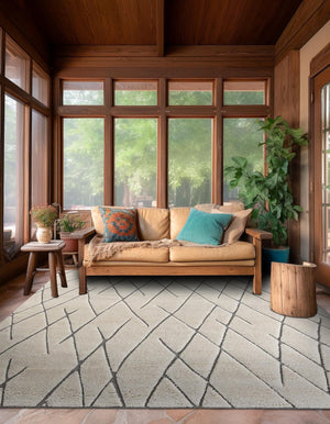Pure Ivory 10' x 10' Atlas Moroccan Wool Square Area Rug New Zealand Wool With Cotton Backing All Natural Indoor Living Dining Room Bedroom Office Carpet for Sale at Rug Engine