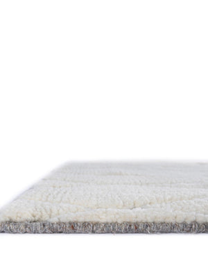 Pure Ivory 10' x 10' Atlas Moroccan Wool Square Area Rug New Zealand Wool With Cotton Backing All Natural Indoor Living Dining Room Bedroom Office Carpet for Sale at Rug Engine