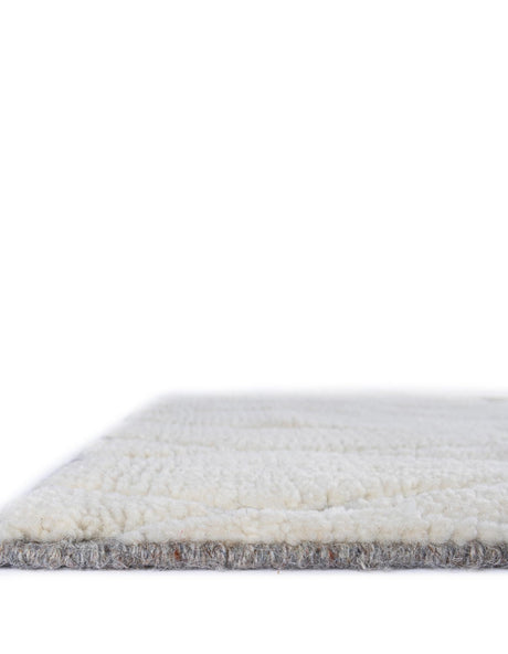 Pure Ivory 10' x 10' Atlas Moroccan Wool Square Area Rug New Zealand Wool With Cotton Backing All Natural Indoor Living Dining Room Bedroom Office Carpet for Sale at Rug Engine