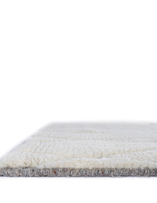 Pure Ivory 10' x 10' Atlas Moroccan Wool Square Area Rug New Zealand Wool With Cotton Backing All Natural Indoor Living Dining Room Bedroom Office Carpet for Sale at Rug Engine