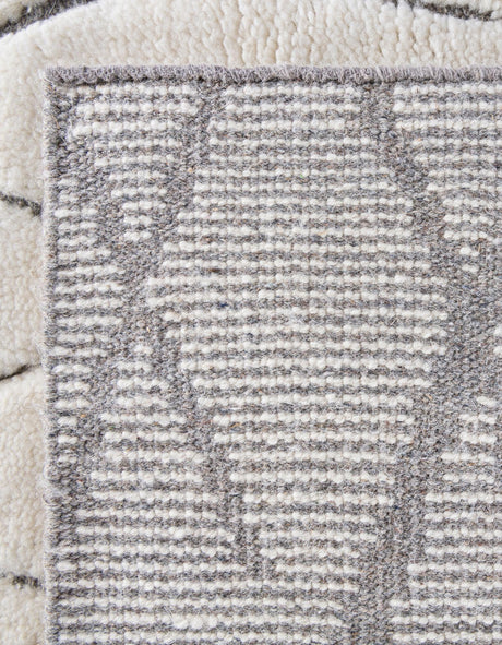 Pure Ivory 10' x 10' Atlas Moroccan Wool Square Area Rug New Zealand Wool With Cotton Backing All Natural Indoor Living Dining Room Bedroom Office Carpet for Sale at Rug Engine